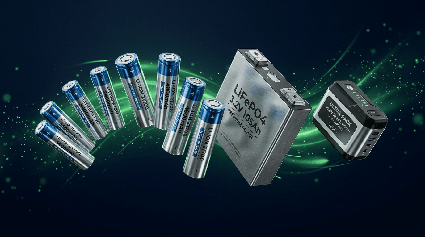Premium lithium battery cells and packs by Batelithium